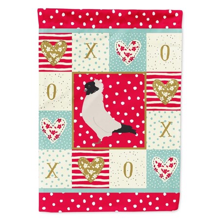 Carolines Treasures 28 x 0.01 x 40 in. Nun Pigeon Love Flag Canvas House Size CK5379CHF